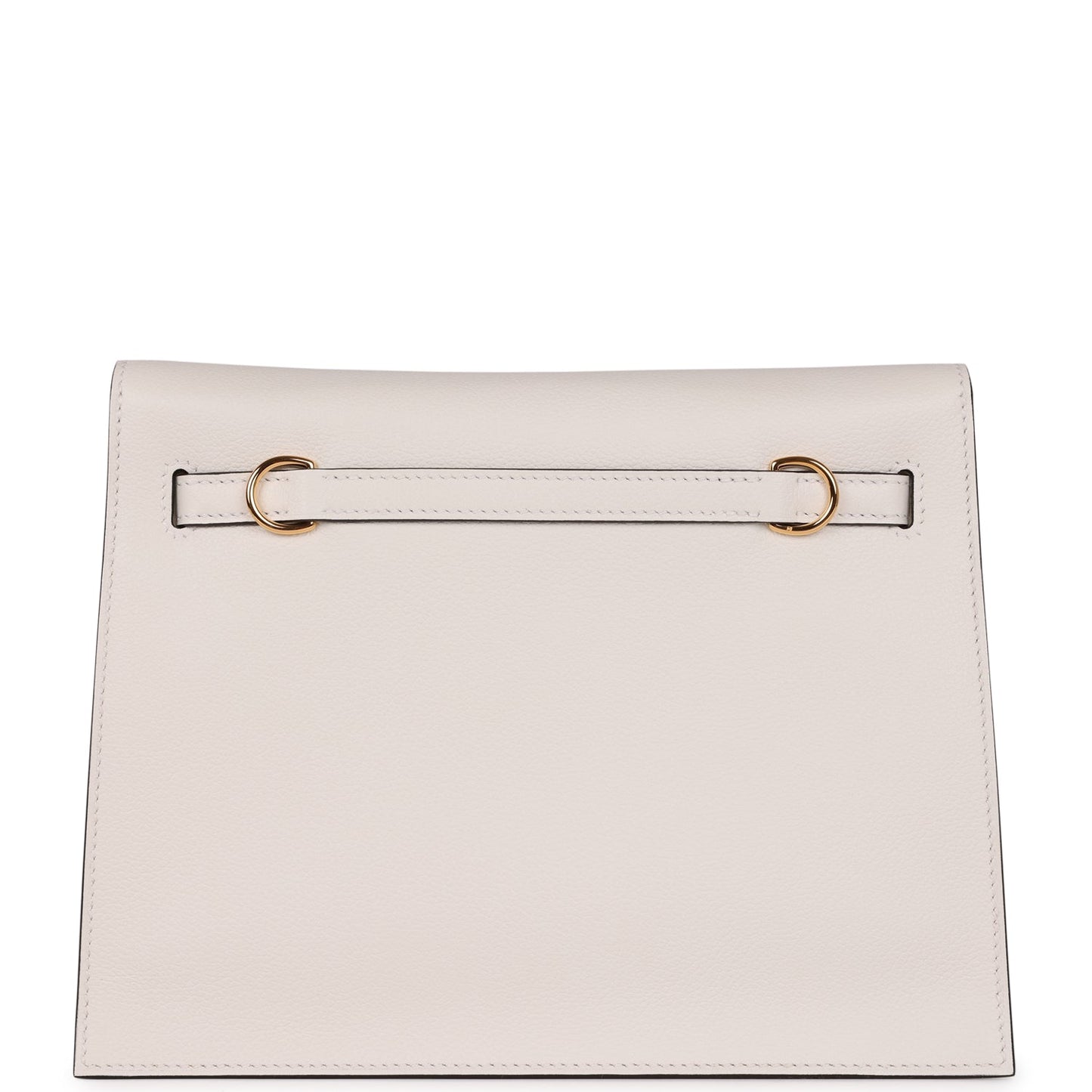 Hermes Kelly Danse White Evercolor Gold Hardware