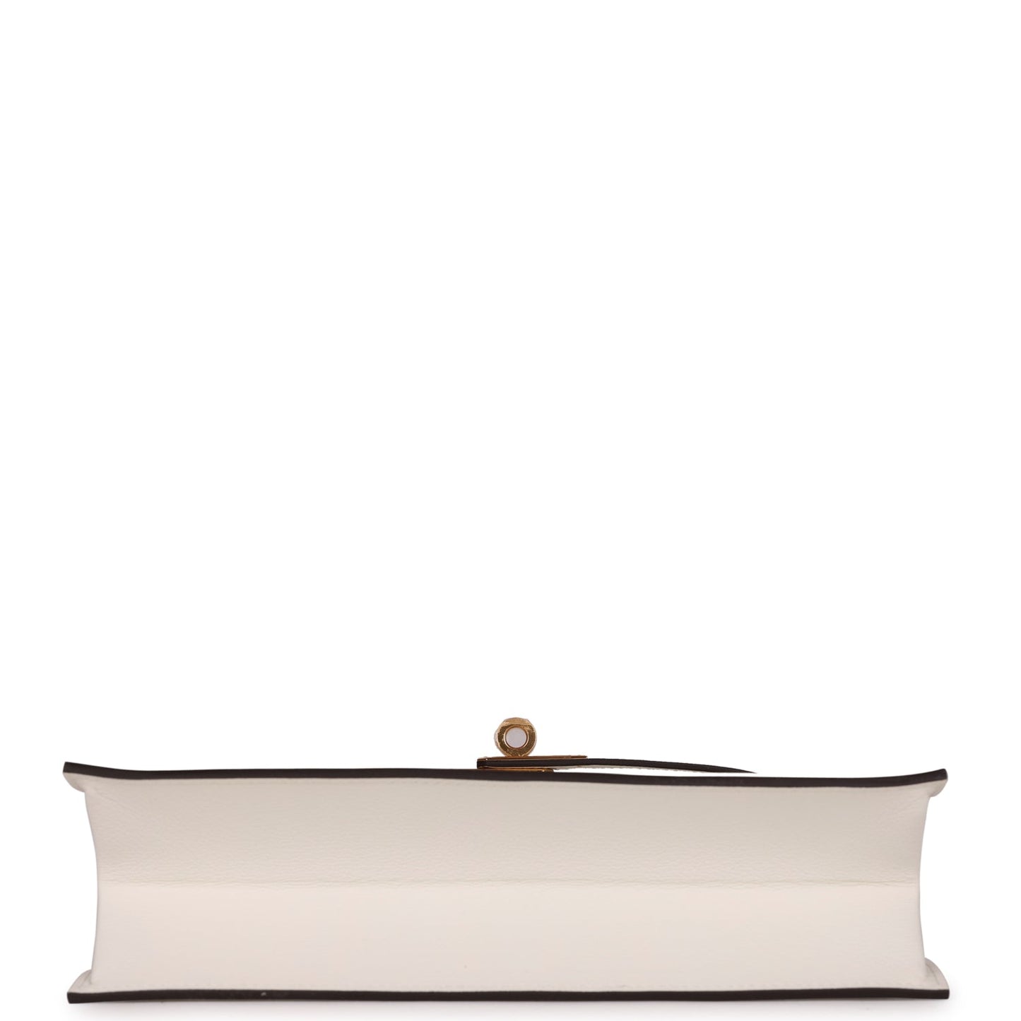 Hermes Kelly Danse White Evercolor Gold Hardware