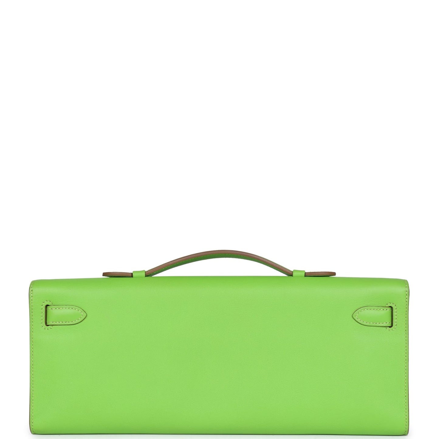 Hermes Kelly Cut Vert Cru Swift Palladium Hardware