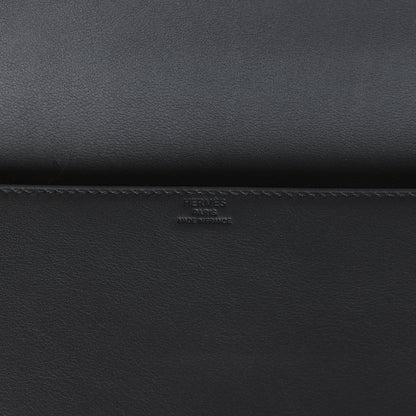 Hermes Shadow Kelly Cut Black Swift Calfskin