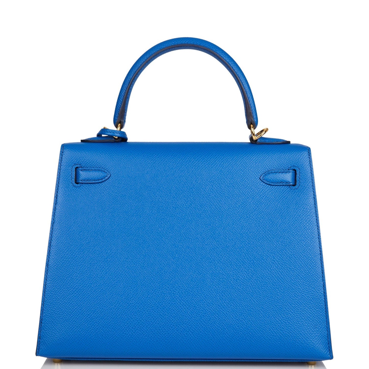 Hermes Kelly Sellier 25 Bleu France Epsom Gold Hardware