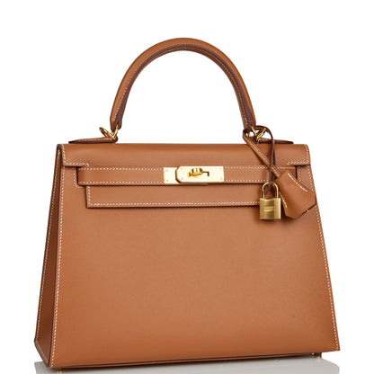 Hermes Kelly Sellier 28 Gold Madame Gold Hardware