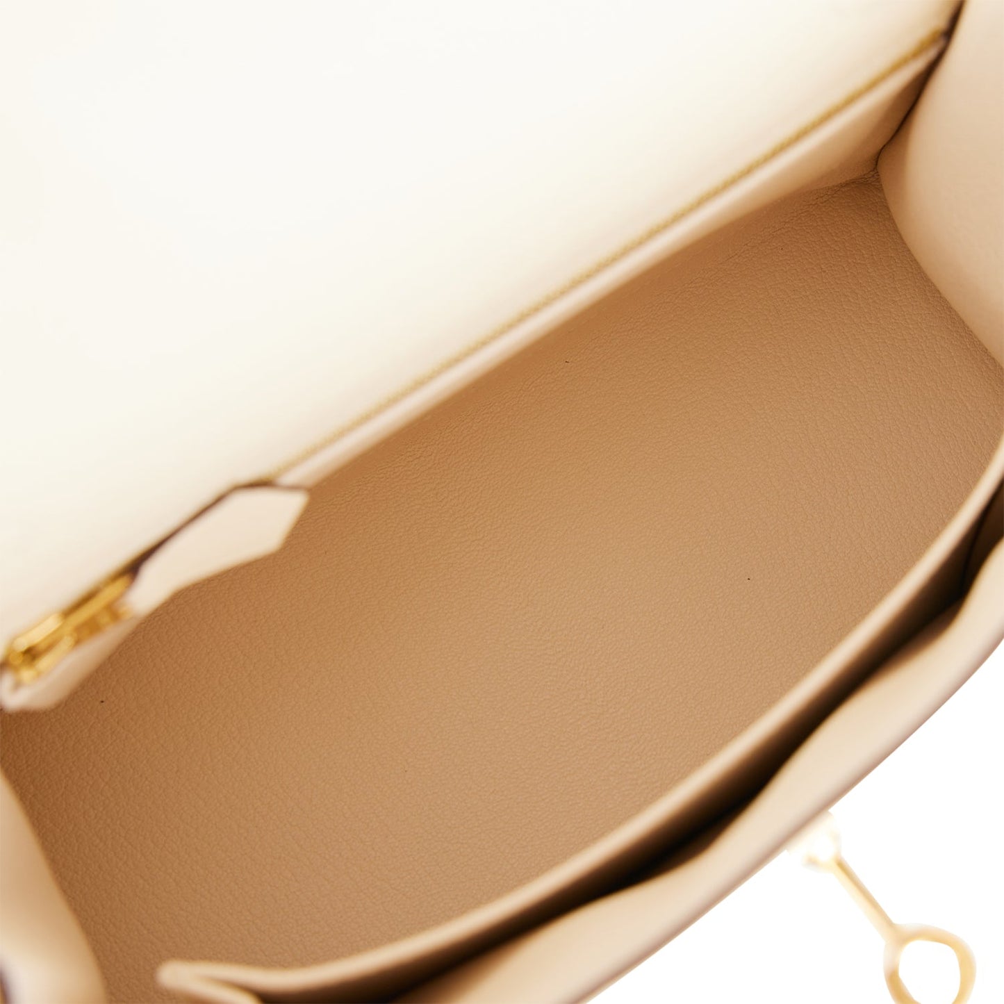 Hermes Kelly Sellier 25 Nata Epsom Gold Hardware