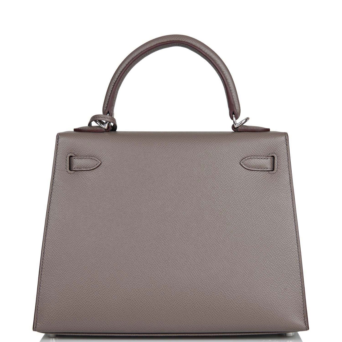 Hermes Kelly Sellier 25 Etain Epsom Palladium Hardware