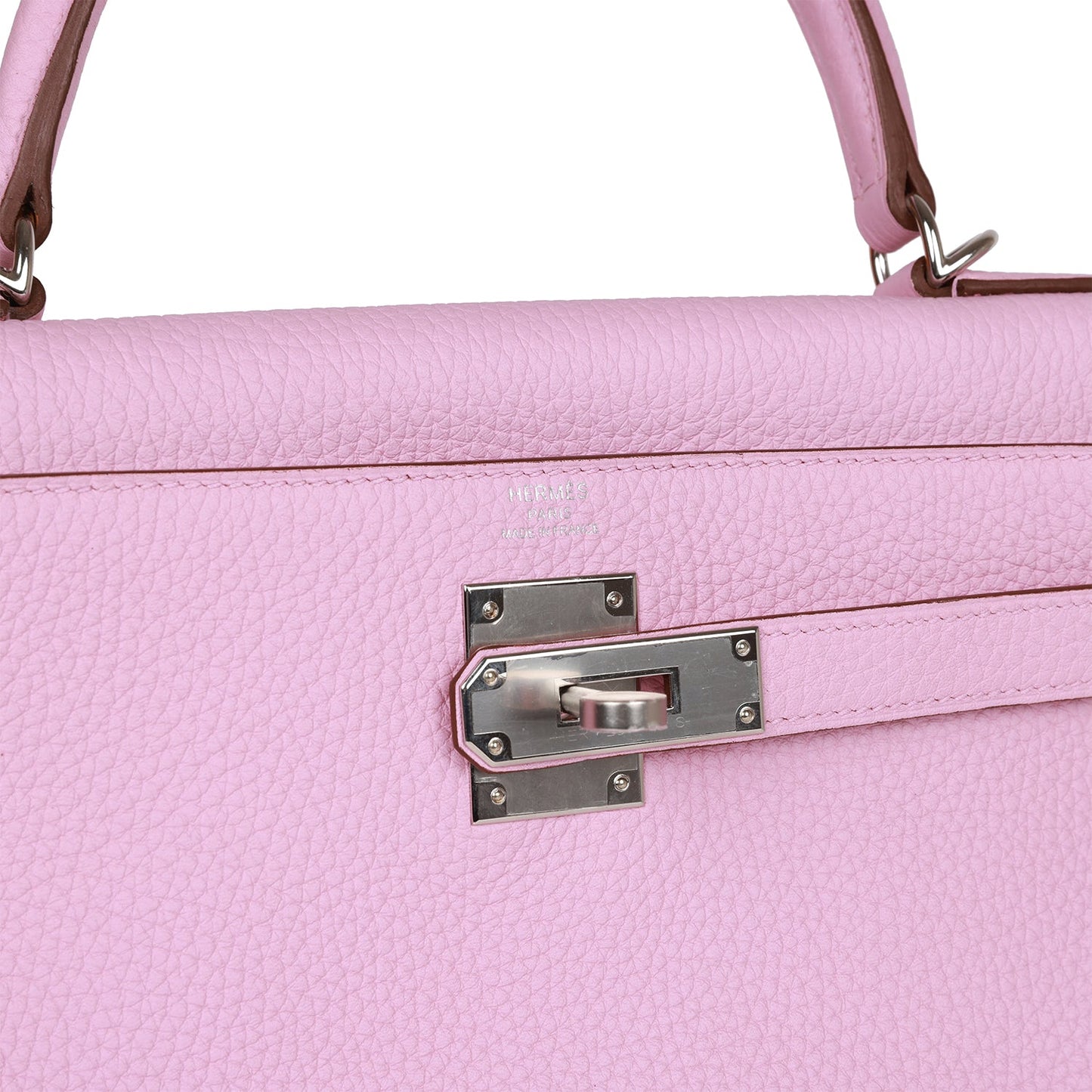 Hermes Kelly Retourne 28 Mauve Sylvestre Clemence Palladium Hardware