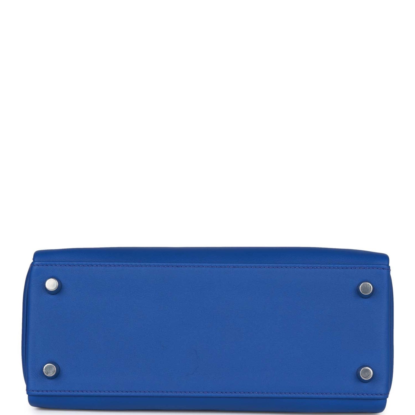 Hermes Kelly Retourne 25 Bleu Royal Swift Palladium Hardware