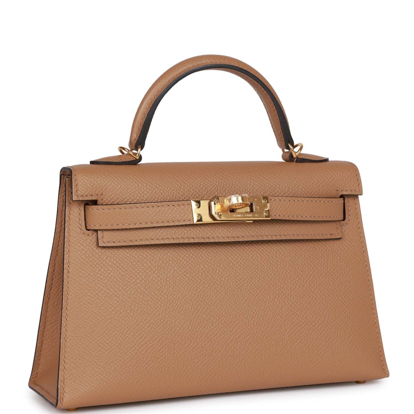 Hermes Kelly Sellier 20 Chai Epsom Gold Hardware for