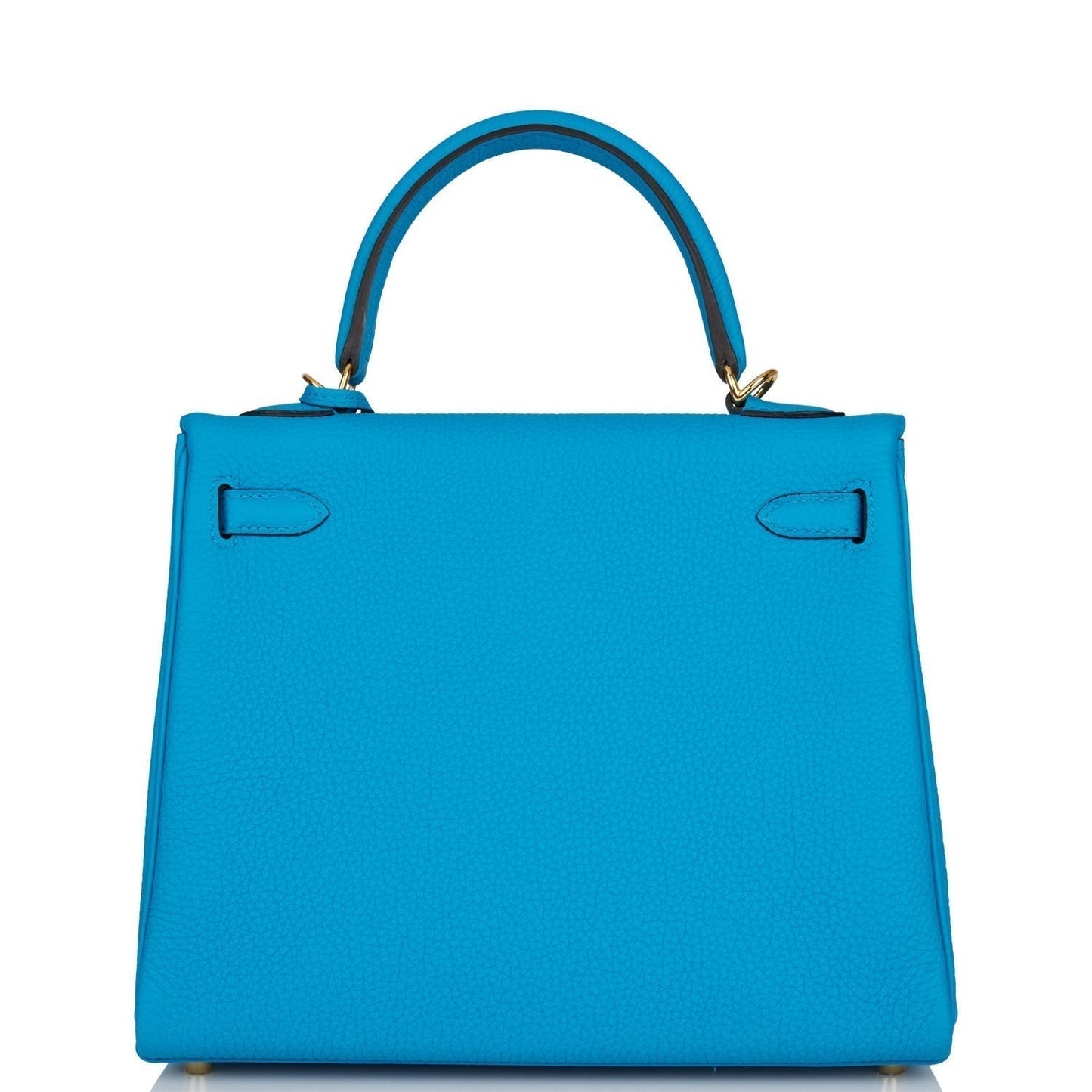 Hermes Kelly Retourne 25 Bleu Zanzibar Togo Gold Hardware