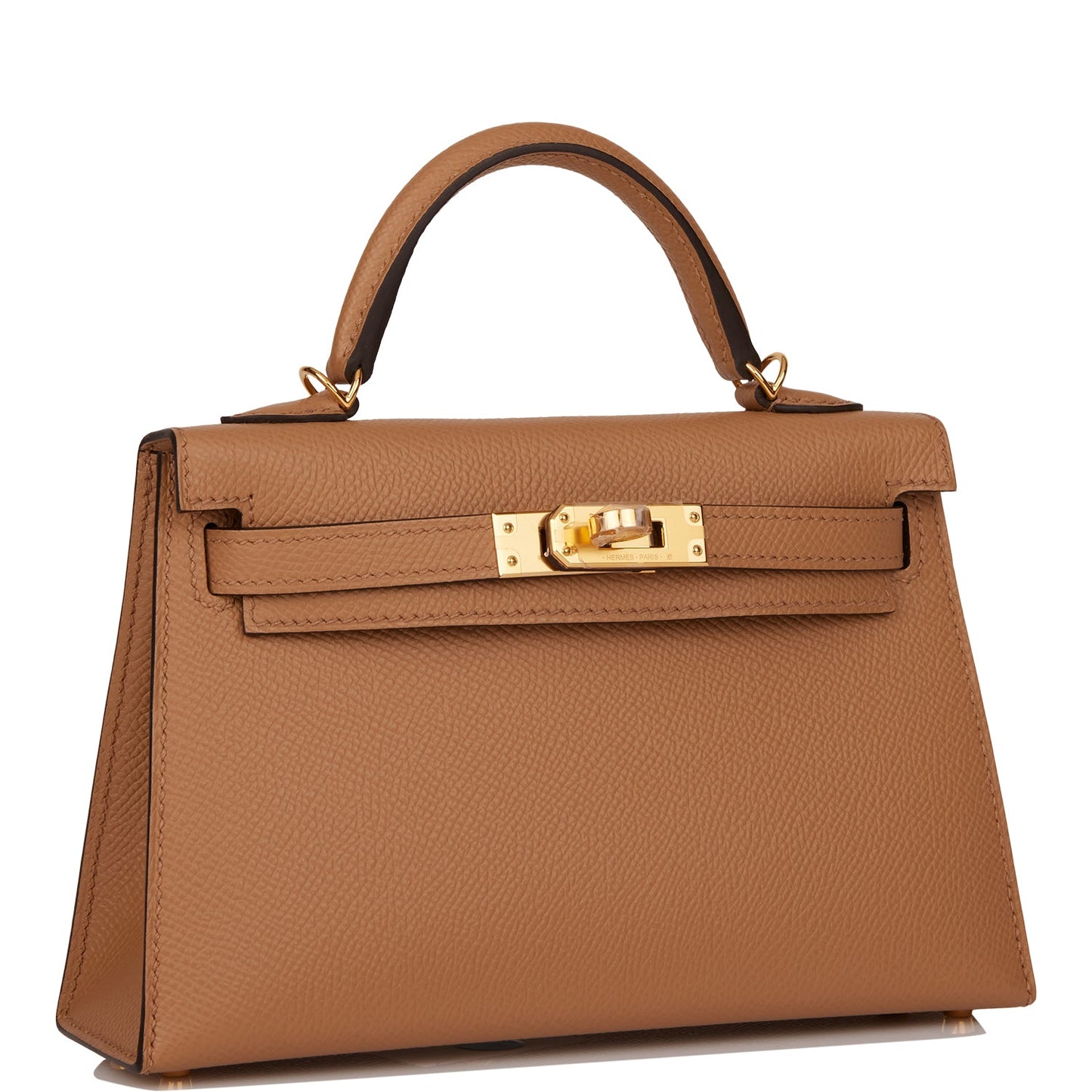 Hermes Kelly Sellier 20 Chai Epsom Gold Hardware