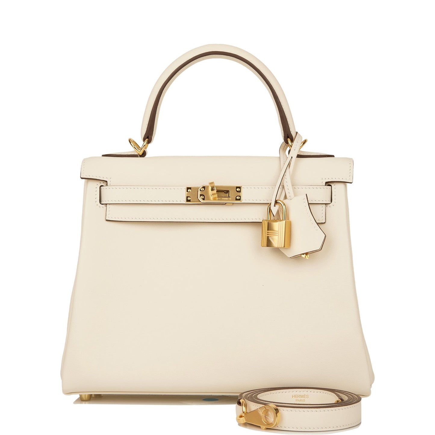 Hermes Kelly Retourne 25 Nata Swift Gold Hardware