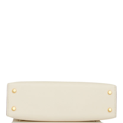 Hermes Kelly Sellier 20 Nata Epsom Gold Hardware