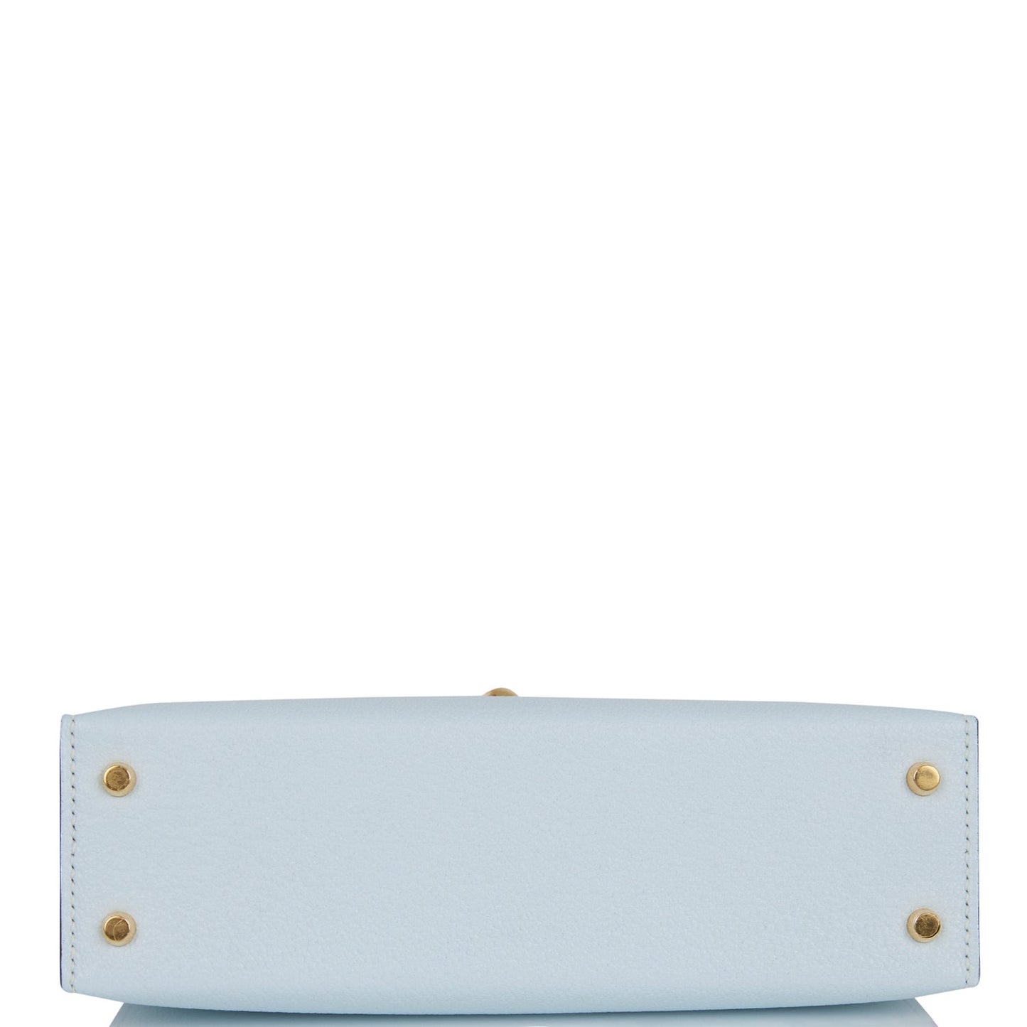 Hermes Kelly Sellier 20 Bleu Brume Chevre Gold Hardware