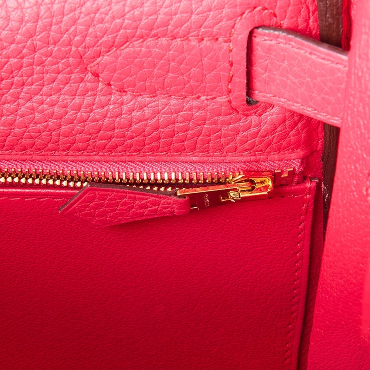 Hermes Kelly Retourne 28 Rose Extreme Clemence Gold Hardware