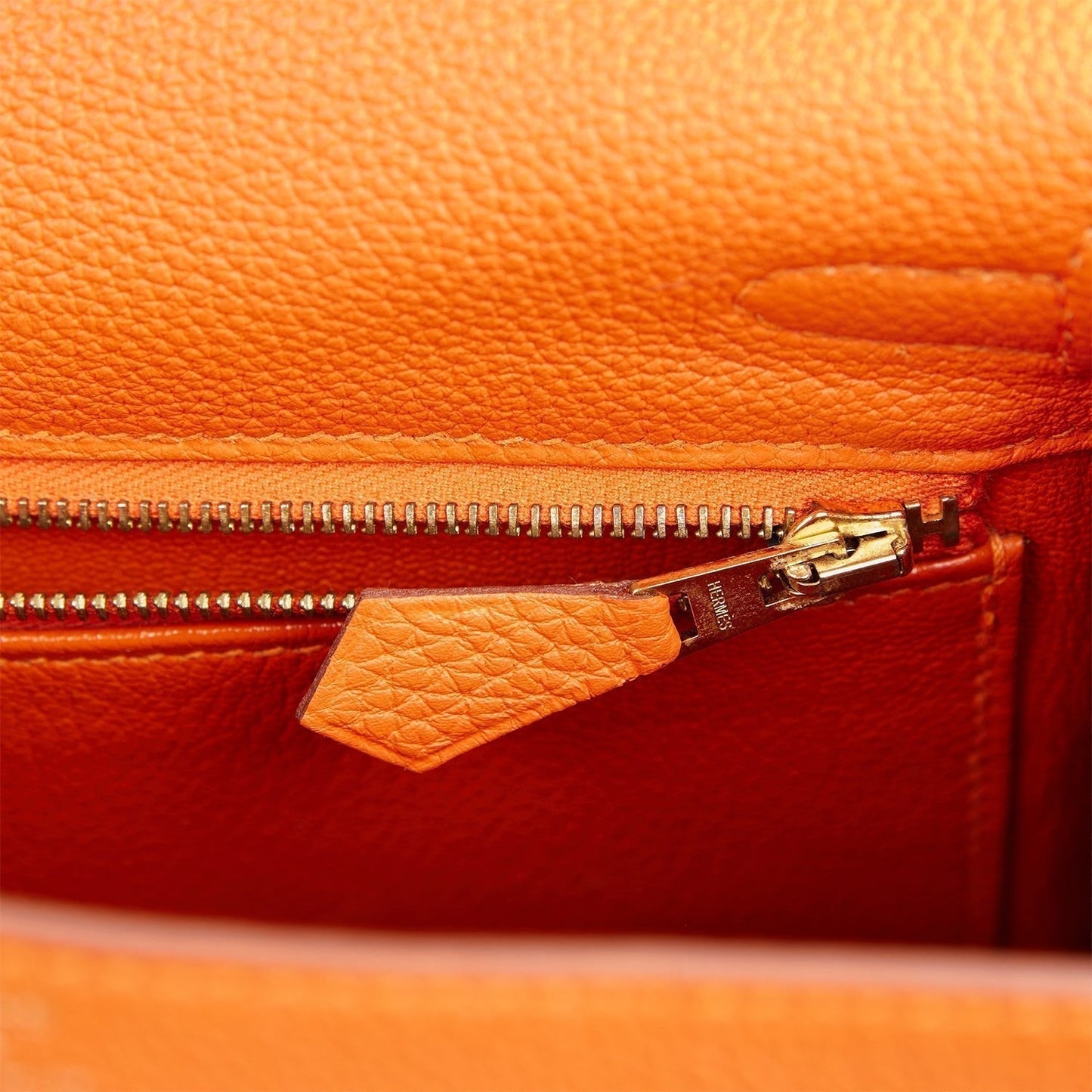 Hermes Kelly Retourne 25 Feu Togo Gold Hardware