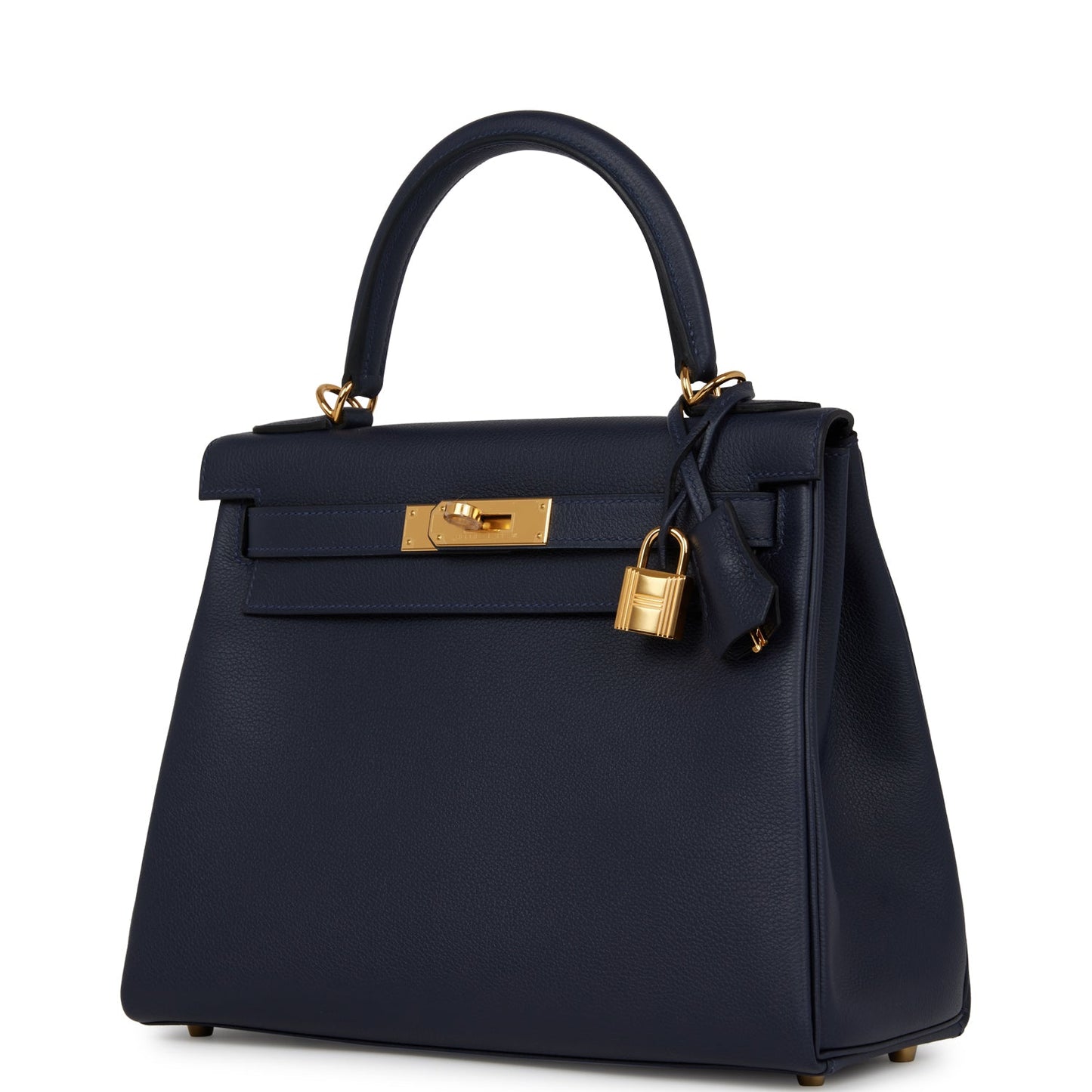 Hermes Kelly Retourne 28 Bleu Nuit Evercolor Gold Hardware