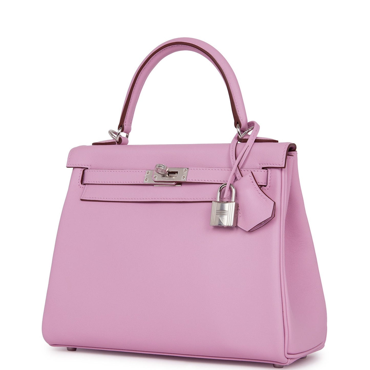 Hermes Kelly Retourne 25 Mauve Sylvestre Swift Palladium Hardware