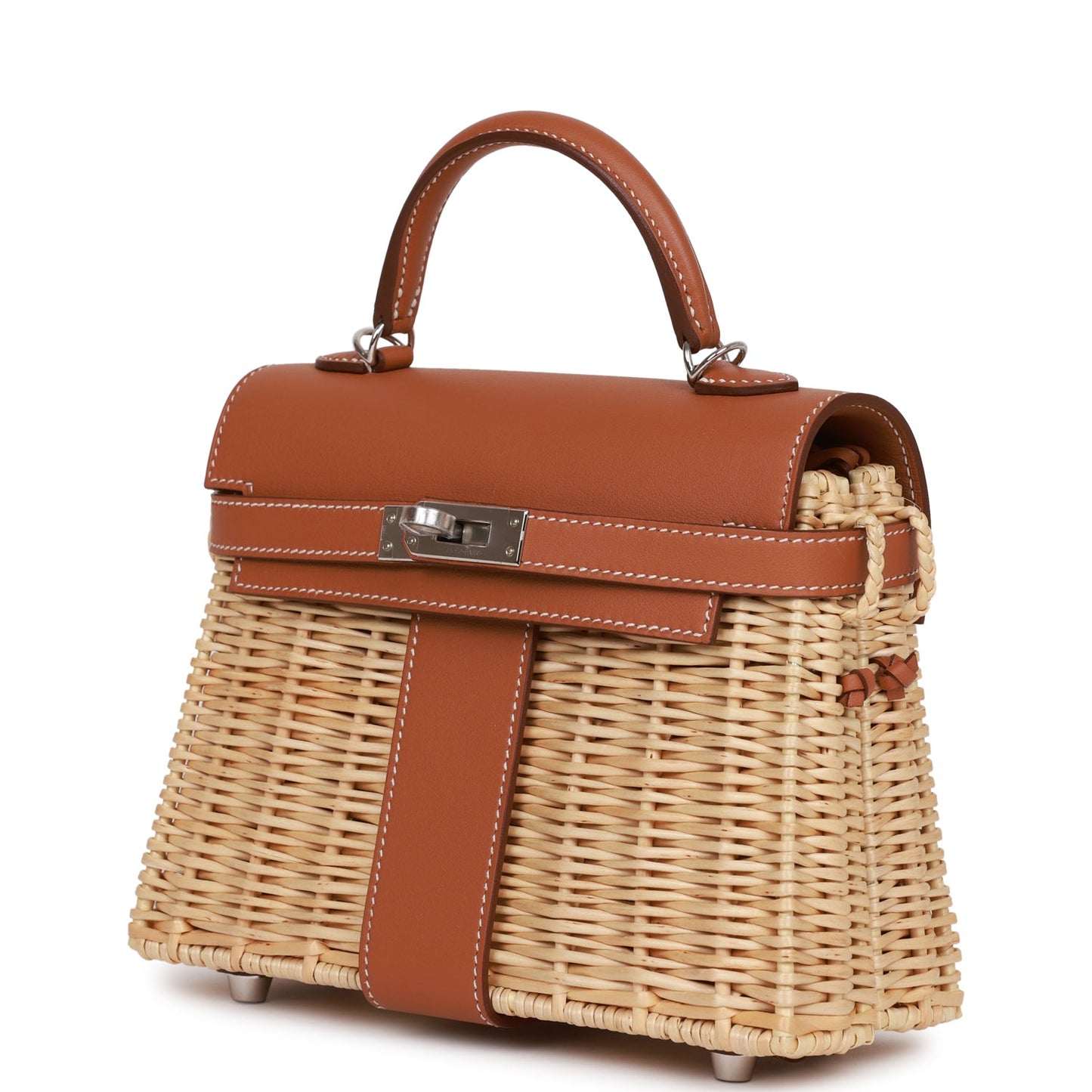 Hermes Mini Picnic Kelly 20 Gold Swift Palladium Hardware