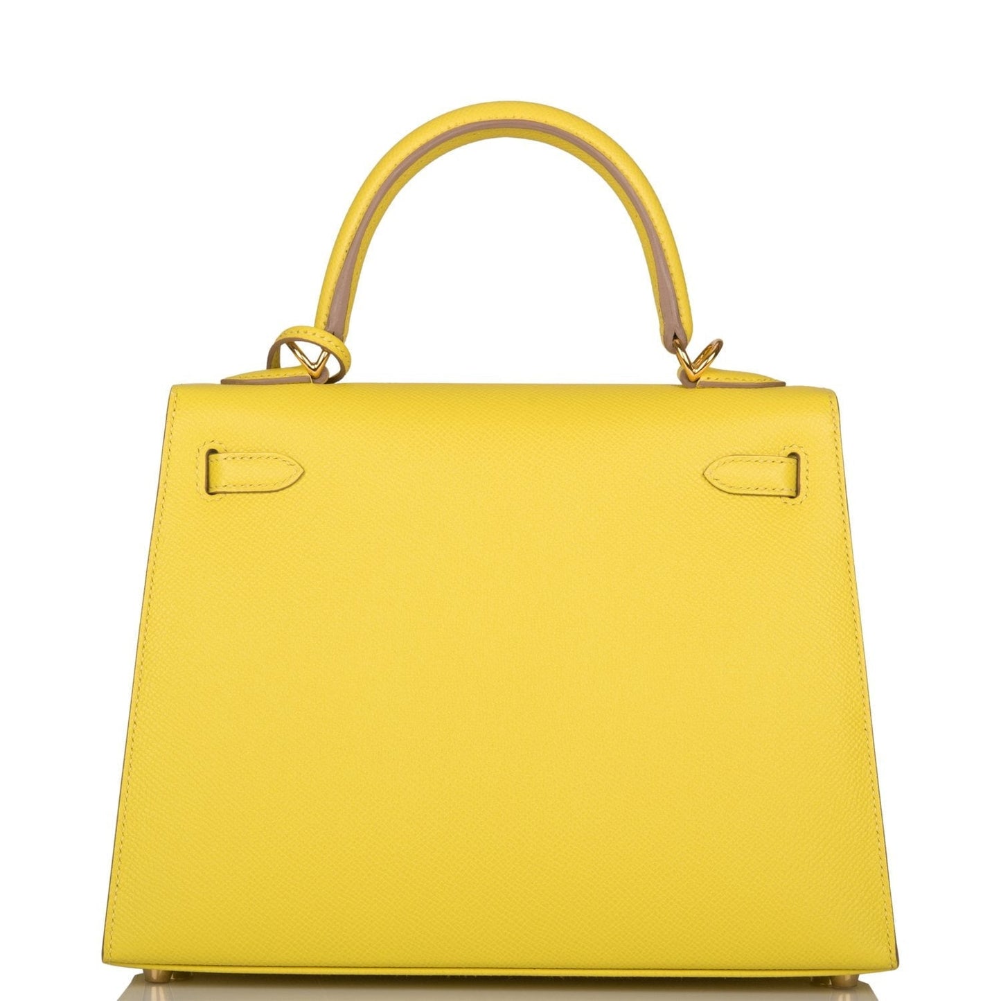 Hermes Kelly Sellier 25 Lime Epsom Gold Hardware