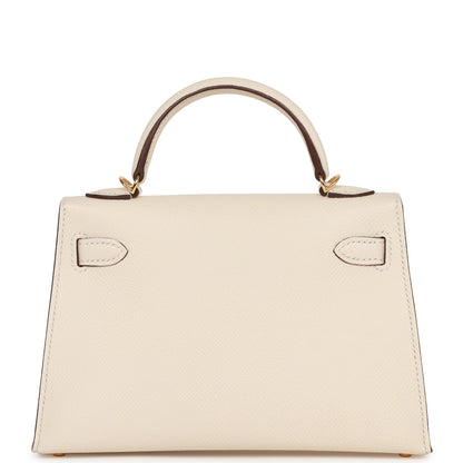 Hermes Kelly Sellier 20 Nata Epsom Gold Hardware