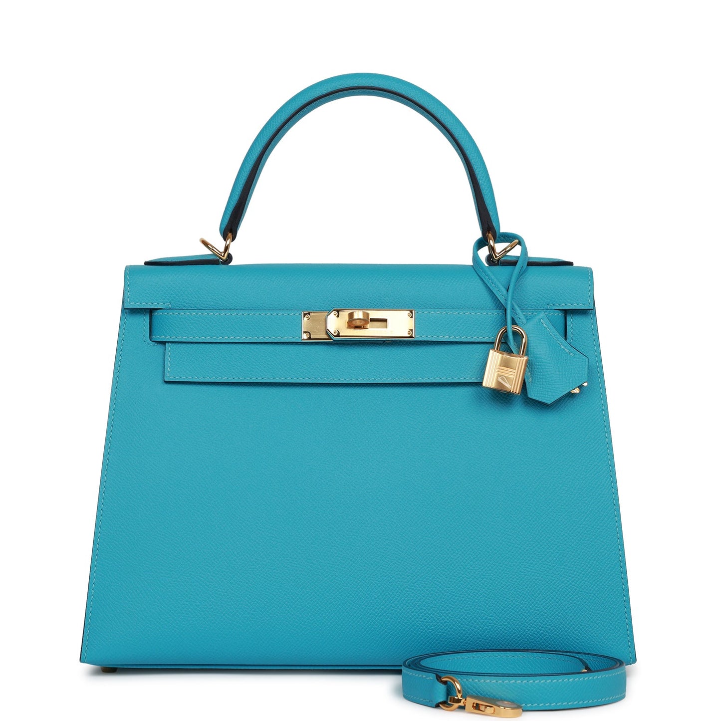 Hermes Kelly Sellier 28 Bleu du Nord Epsom Gold Hardware