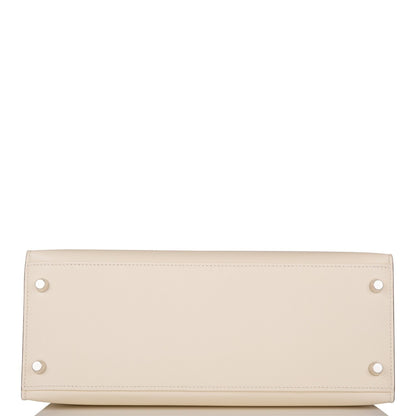 Hermes Kelly Sellier 28 Nata Verso Epsom Palladium Hardware