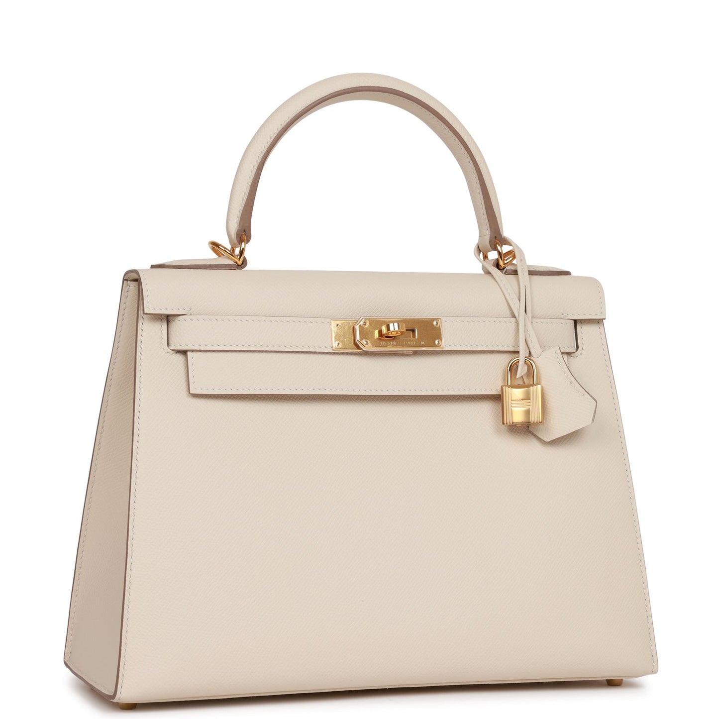 Hermes Kelly Sellier 28 Craie Epsom Gold Hardware