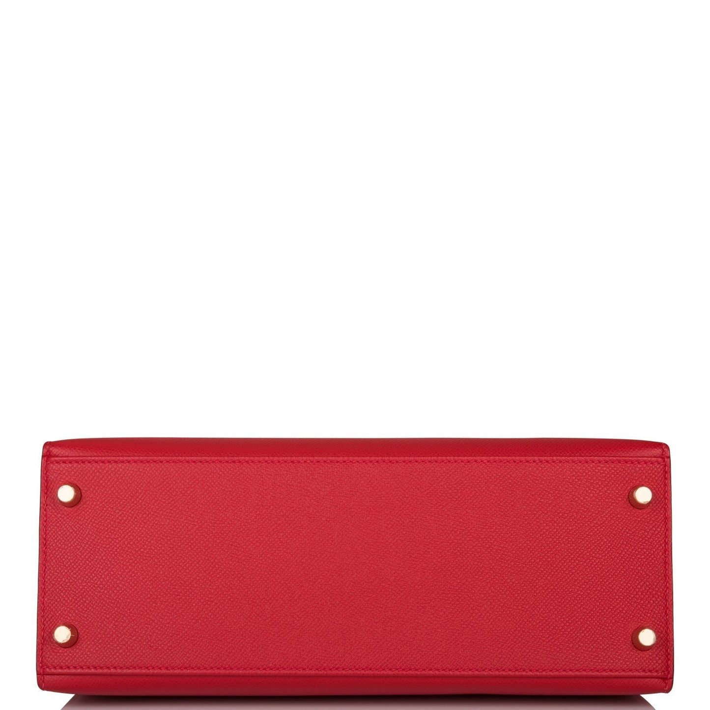 Hermes Kelly Sellier 28 Rouge Casaque Epsom Gold Hardware