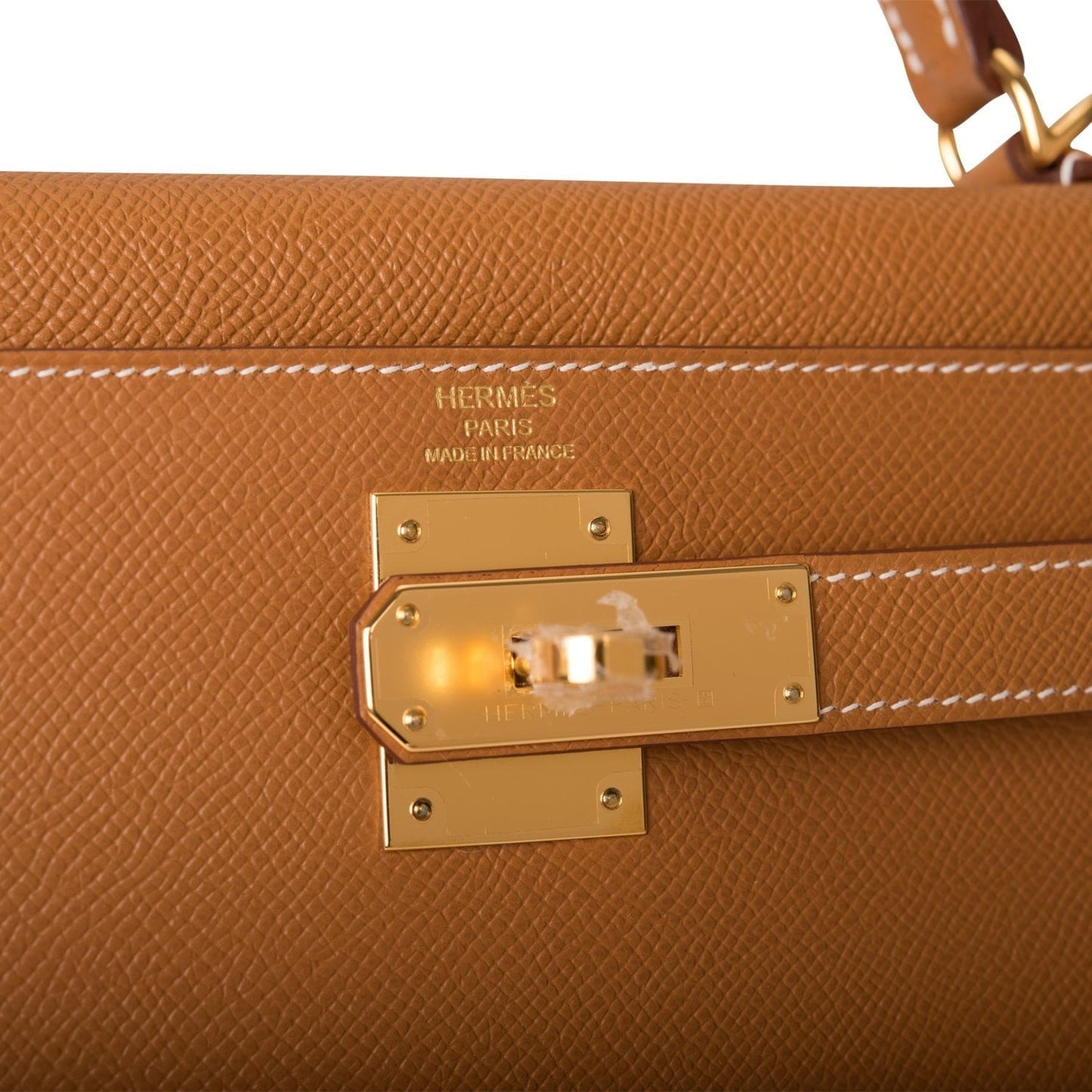 Hermes Kelly Sellier 28 Gold Epsom Gold Hardware