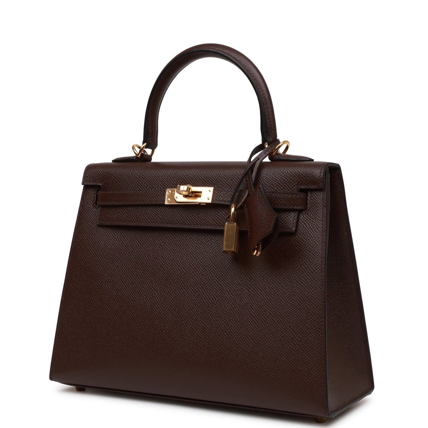 Hermes Kelly Sellier 25 Rouge Sellier Epsom Gold Hardware