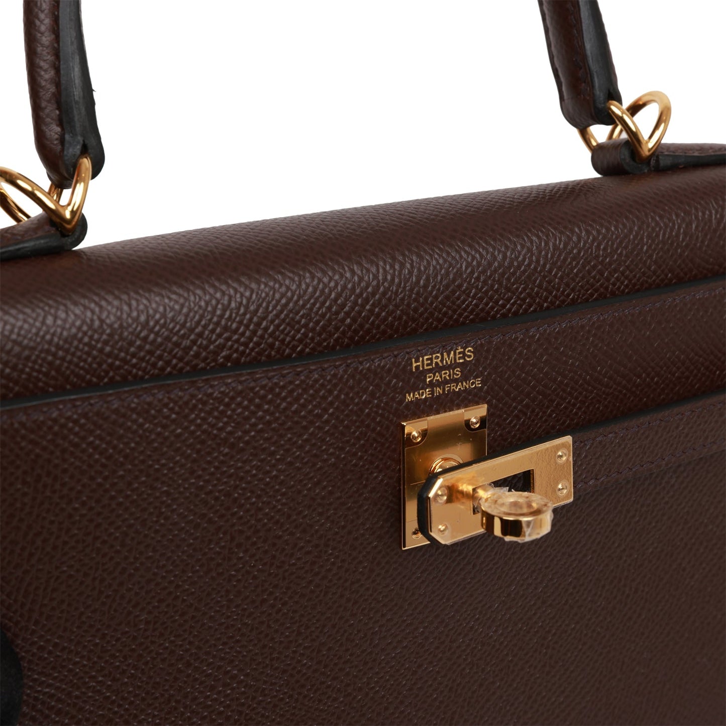 Hermes Kelly Sellier 25 Rouge Sellier Epsom Gold Hardware