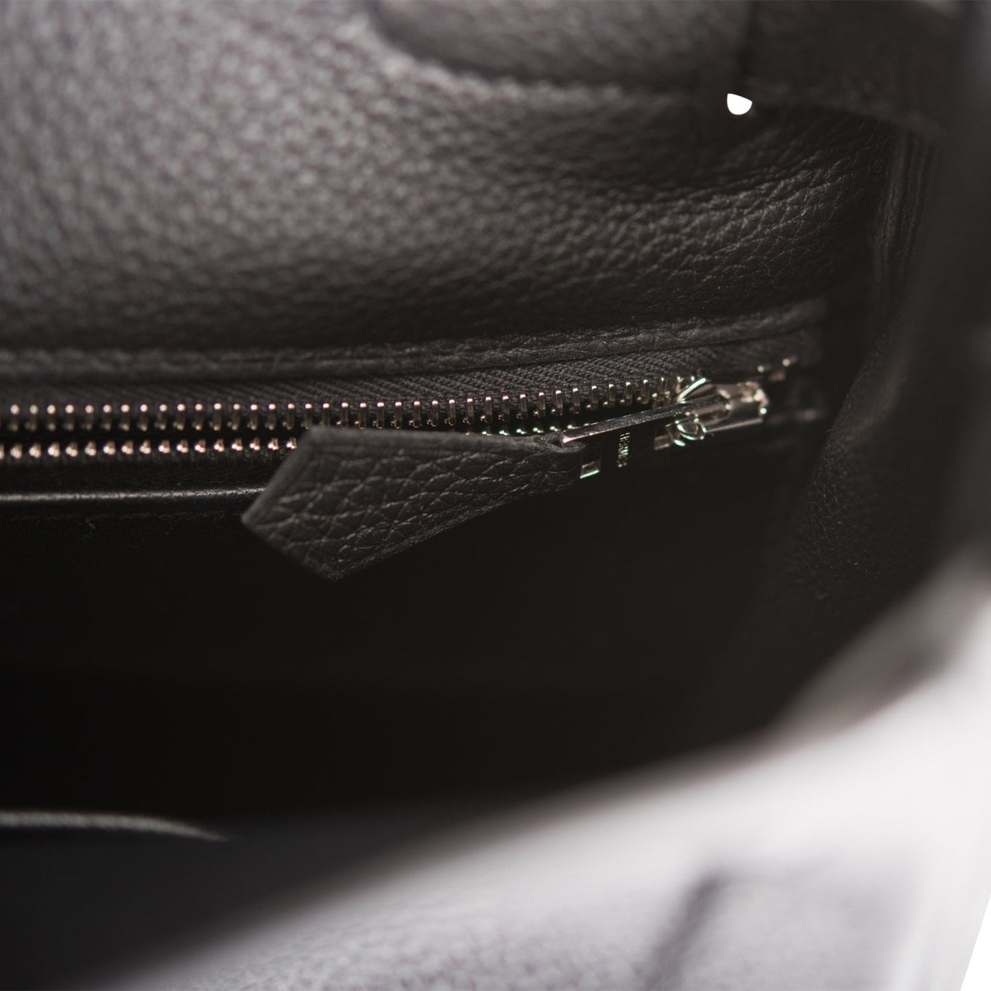 Hermes Kelly Retourne 28 Black Togo Palladium Hardware