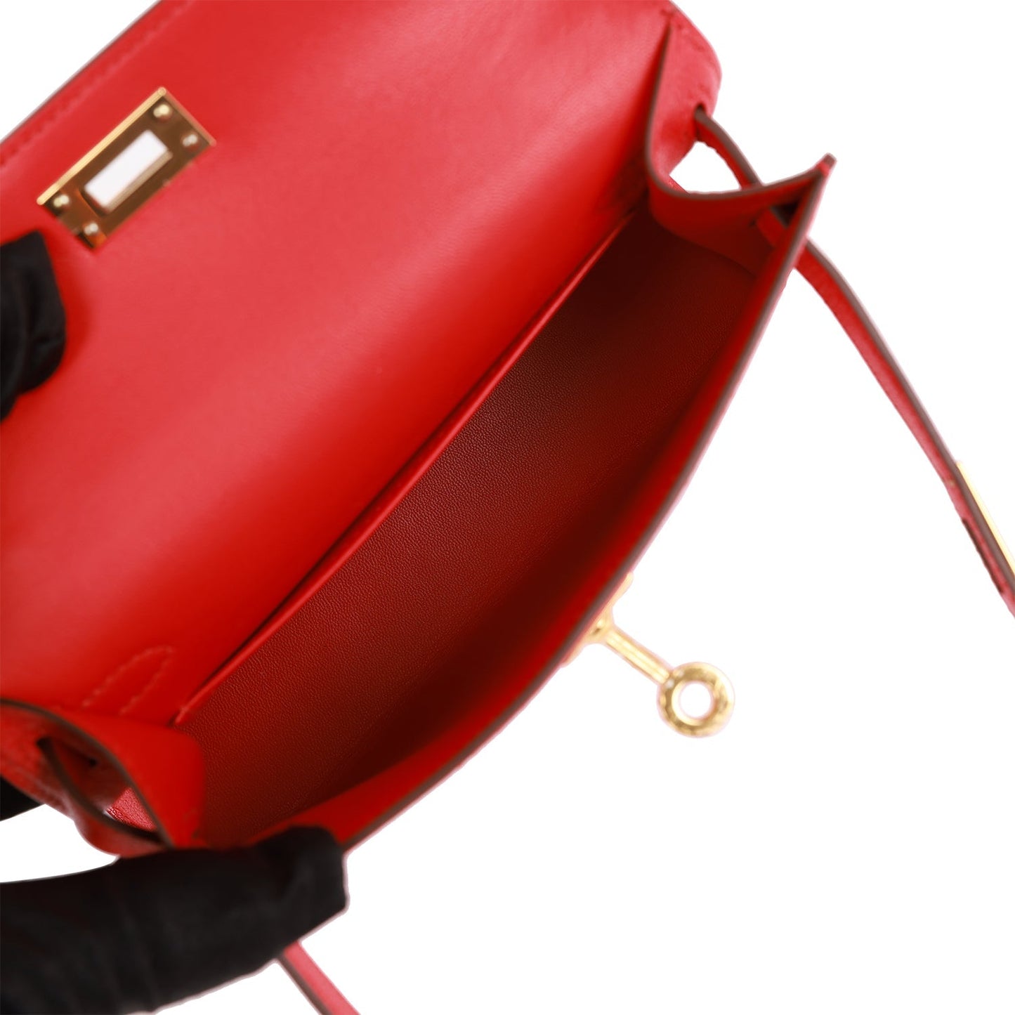 Hermes Kelly Sellier 20 Rouge de Coeur Chevre Gold Hardware