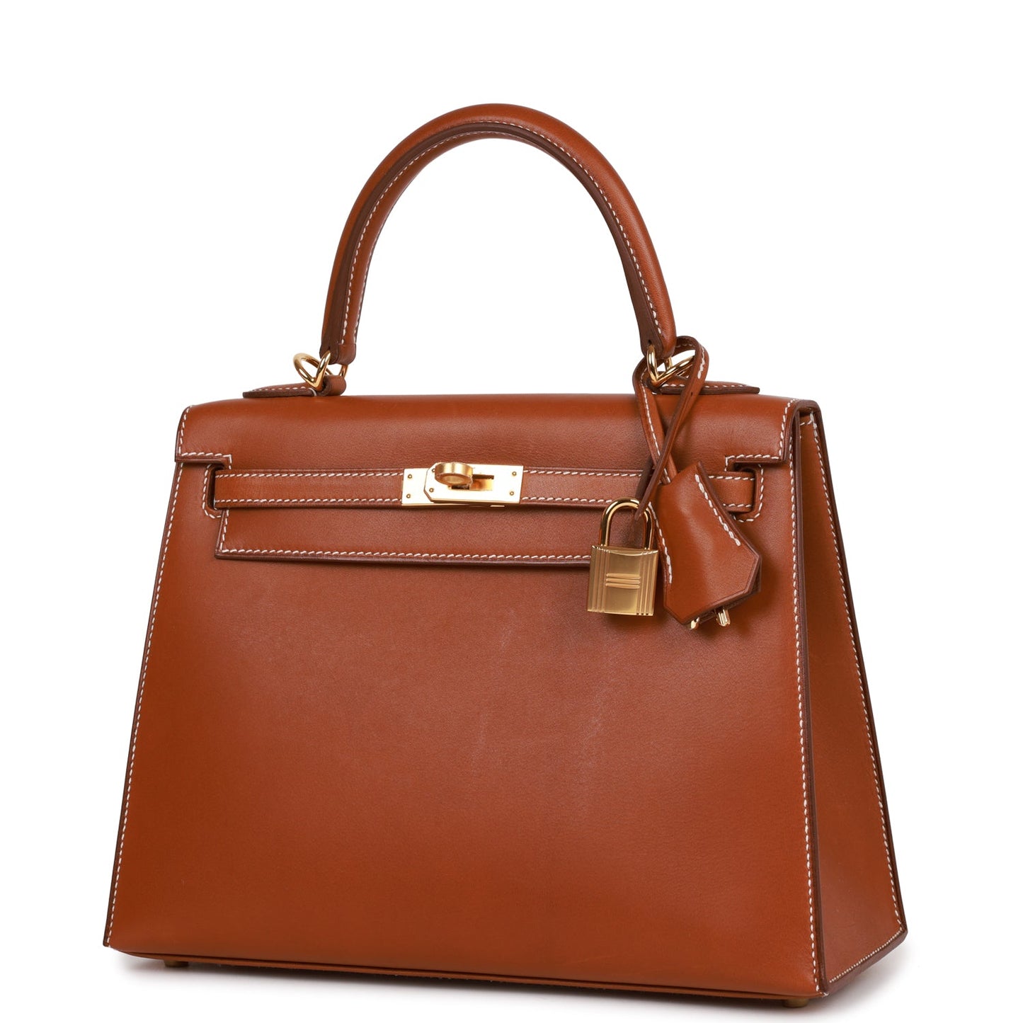 Hermes Kelly Sellier 25 Fauve Barenia Gold Hardware