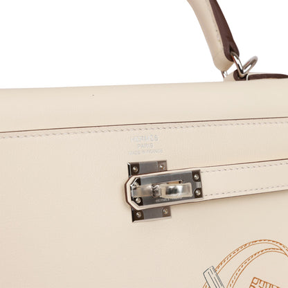 Hermes Kelly Retourne 25 In & Out Nata Swift Palladium Hardware