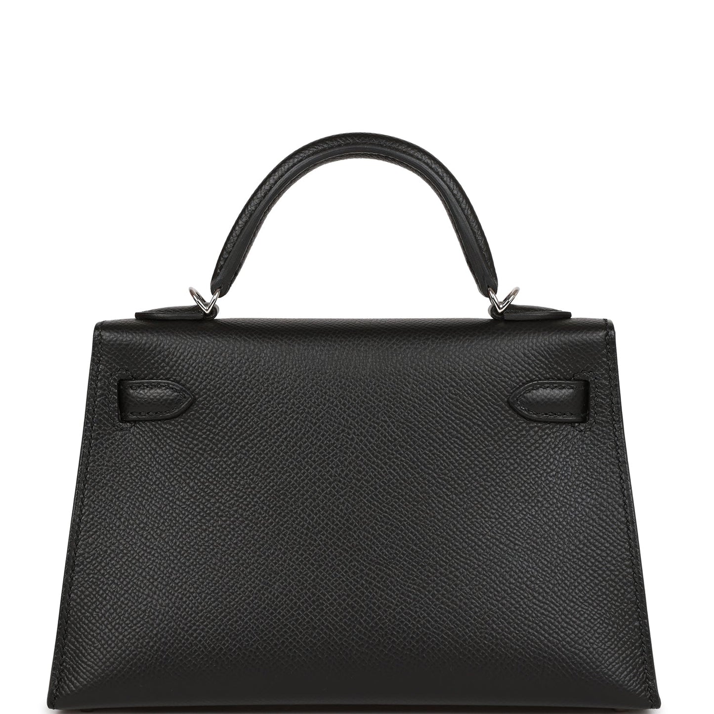 Hermes Kelly Sellier 20 Black Epsom Palladium Hardware