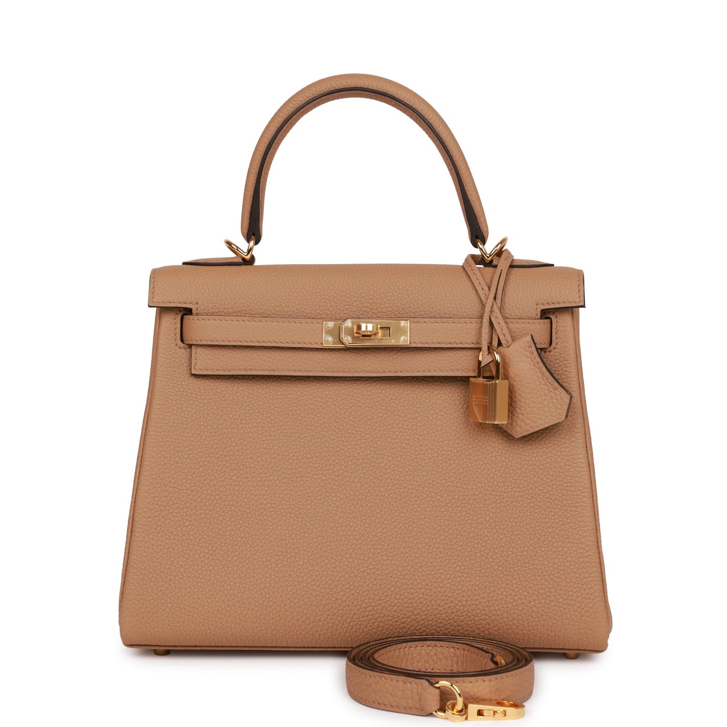 Hermes Kelly Retourne 25 Chai Togo Gold Hardware