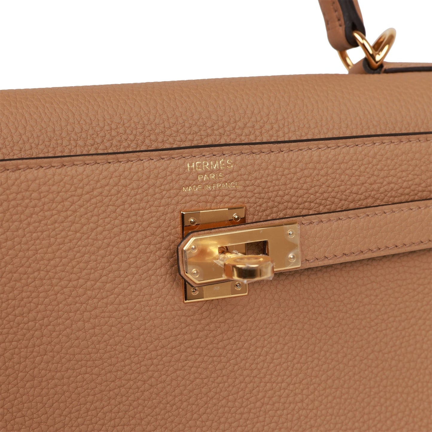 Hermes Kelly Retourne 25 Chai Togo Gold Hardware