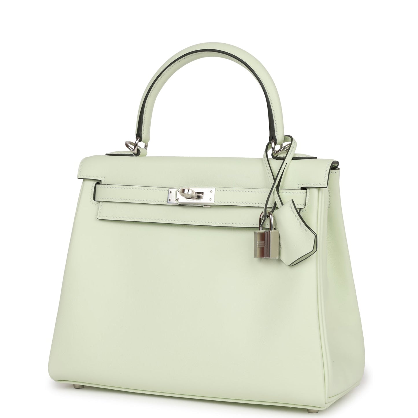 Hermes Kelly Retourne 25 Vert Fizz Swift Palladium Hardware