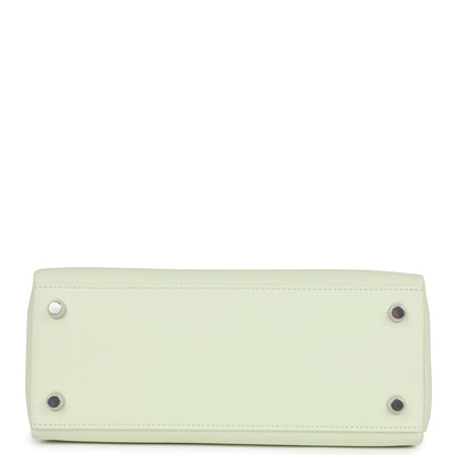 Hermes Kelly Retourne 25 Vert Fizz Swift Palladium Hardware