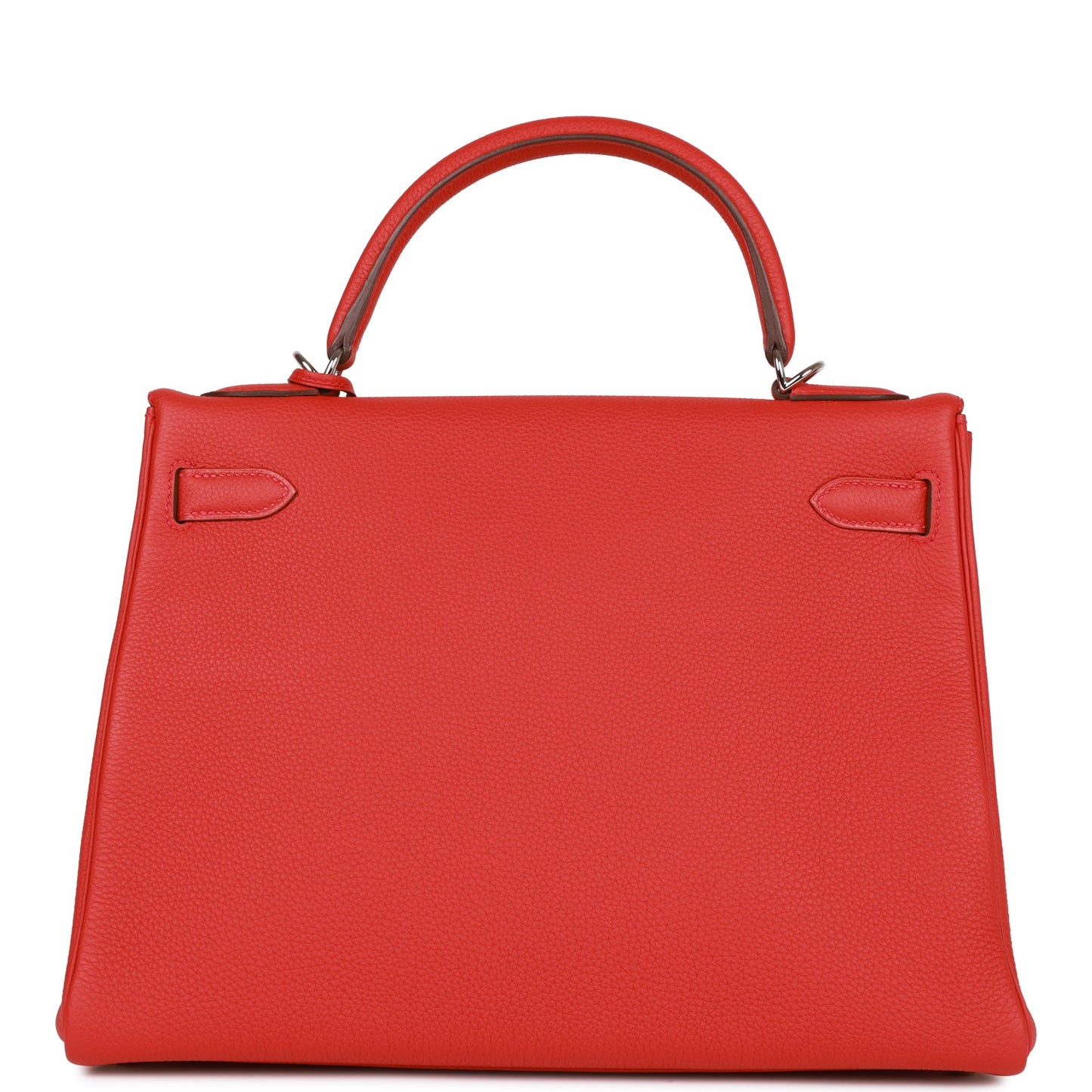 Hermes Kelly Retourne 32 Geranium Togo Palladium Hardware