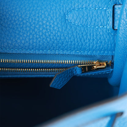 Hermes Kelly Retourne 32 Mykonos Clemence Gold Hardware