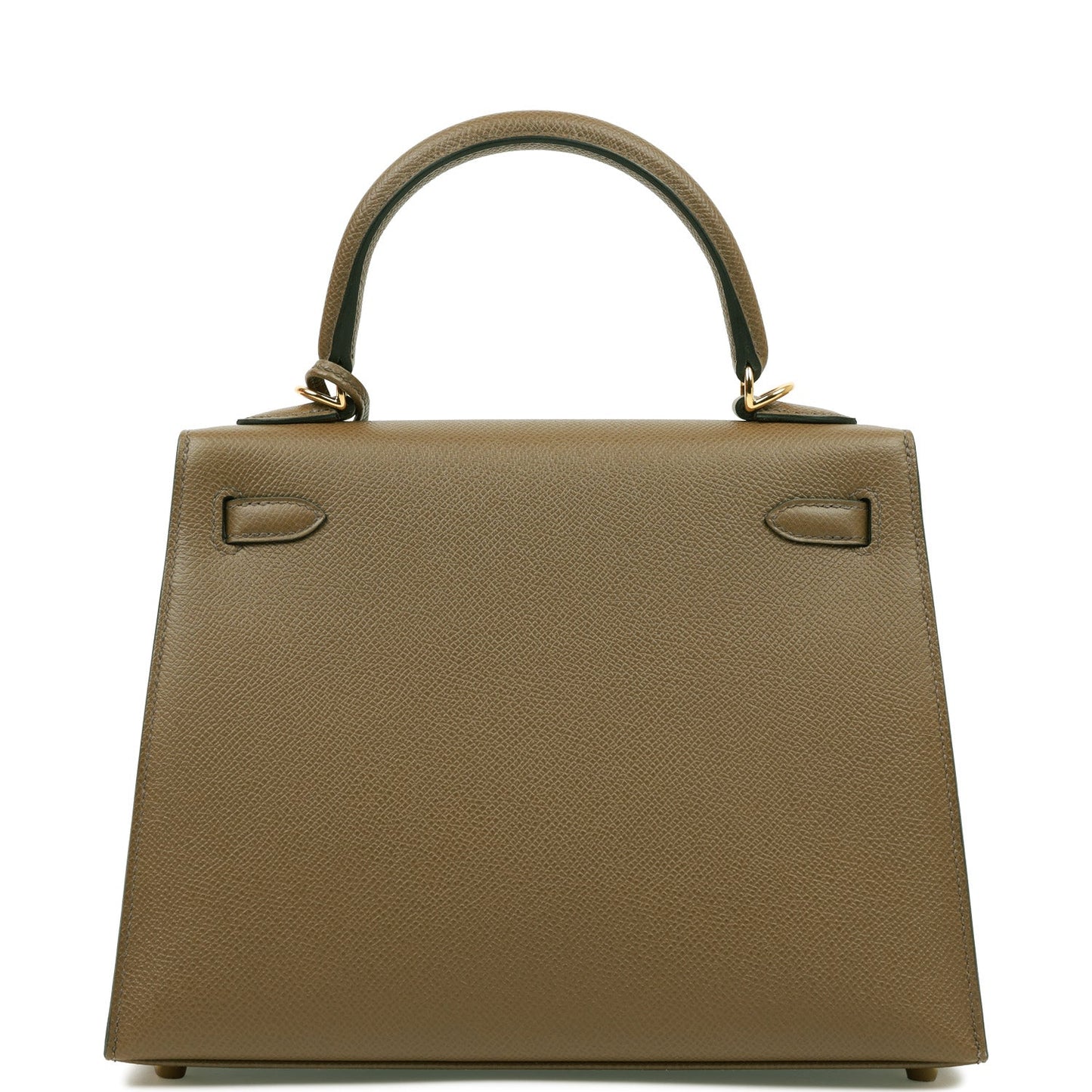 Hermes Kelly Sellier 25 Vert Olive Epsom Gold Hardware