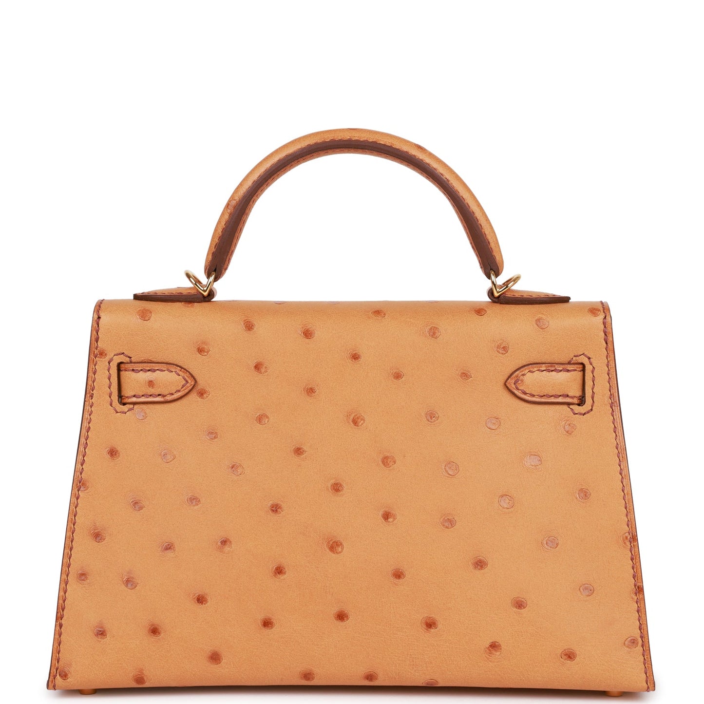 Hermes Kelly Sellier 20 Gold Ostrich Gold Hardware