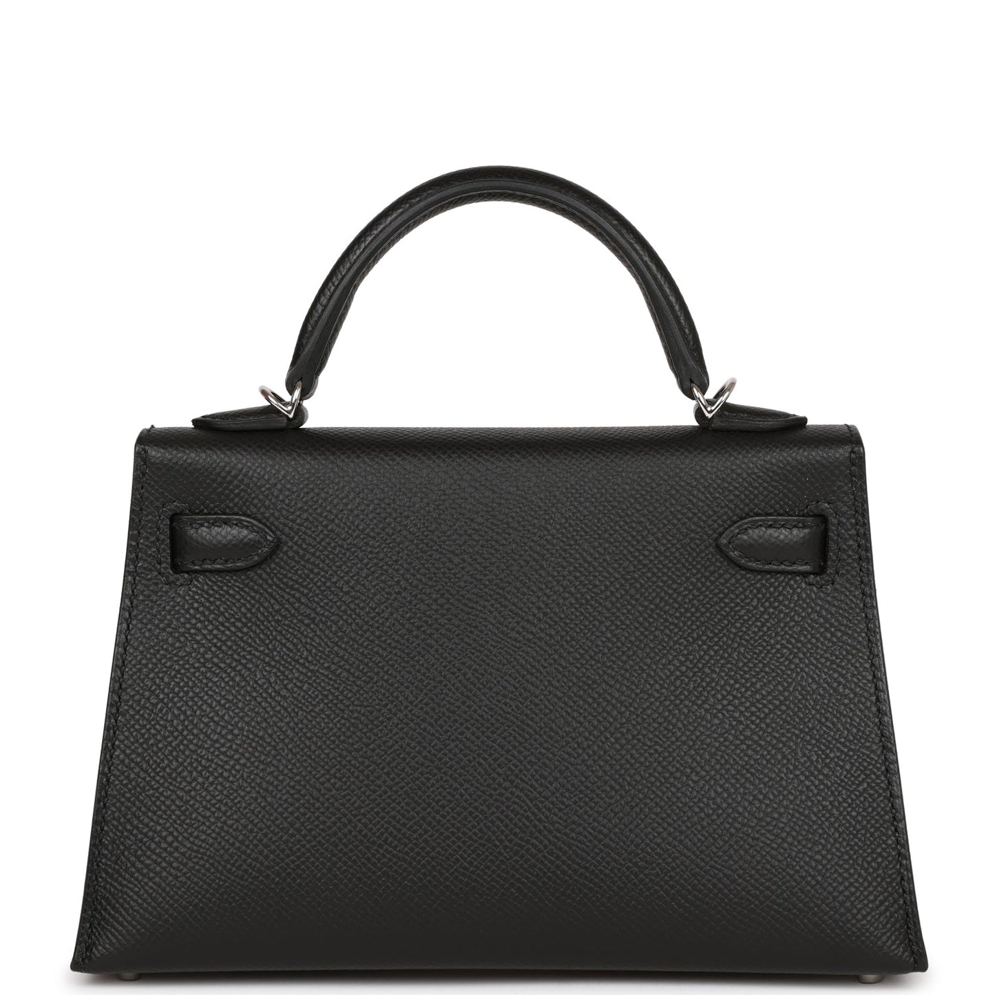 Hermes Kelly Sellier 20 Black Epsom Palladium Hardware