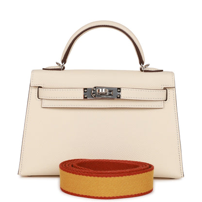 Hermes Kelly Sellier 20 Nata Epsom Palladium Hardware