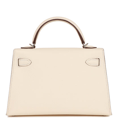 Hermes Kelly Sellier 20 Nata Epsom Palladium Hardware