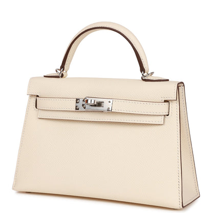 Hermes Kelly Sellier 20 Nata Epsom Palladium Hardware