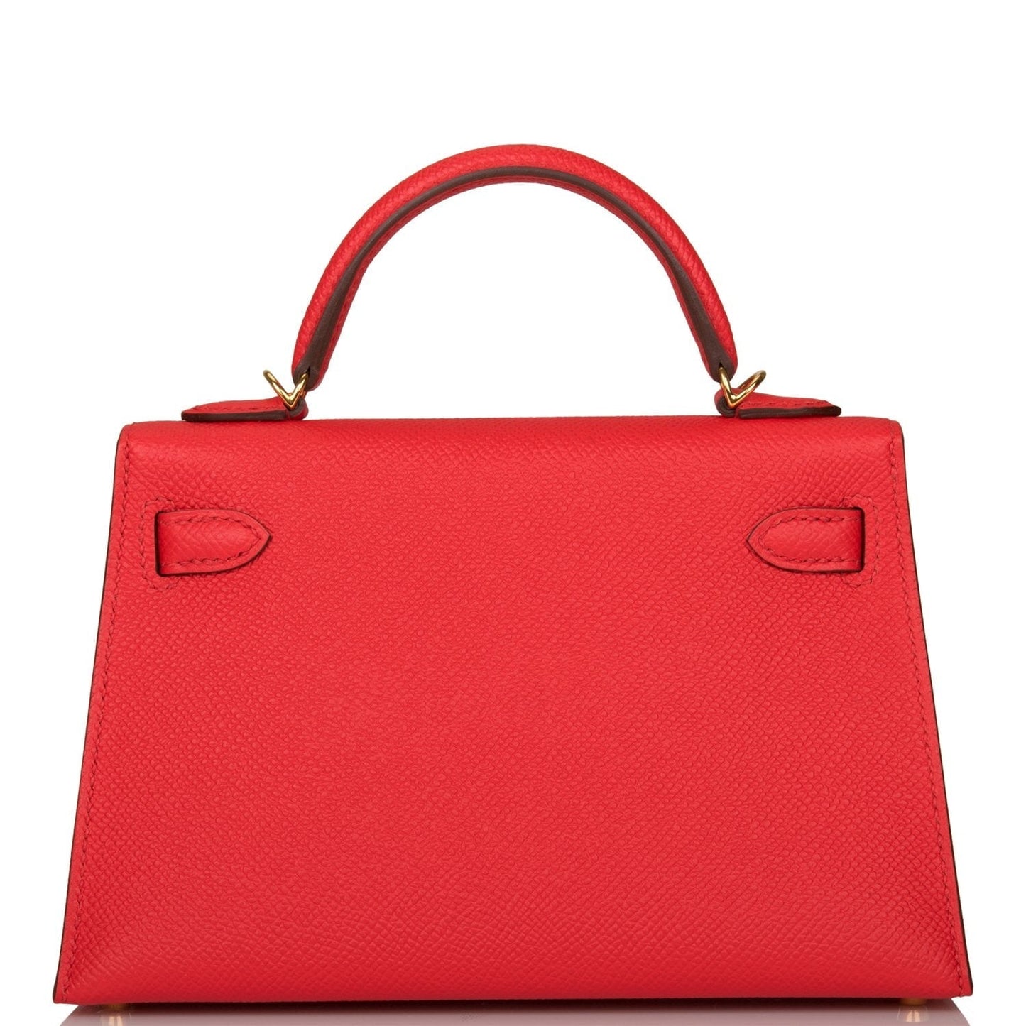 Hermes Kelly Sellier 20 Rouge de Coeur Epsom Gold Hardware