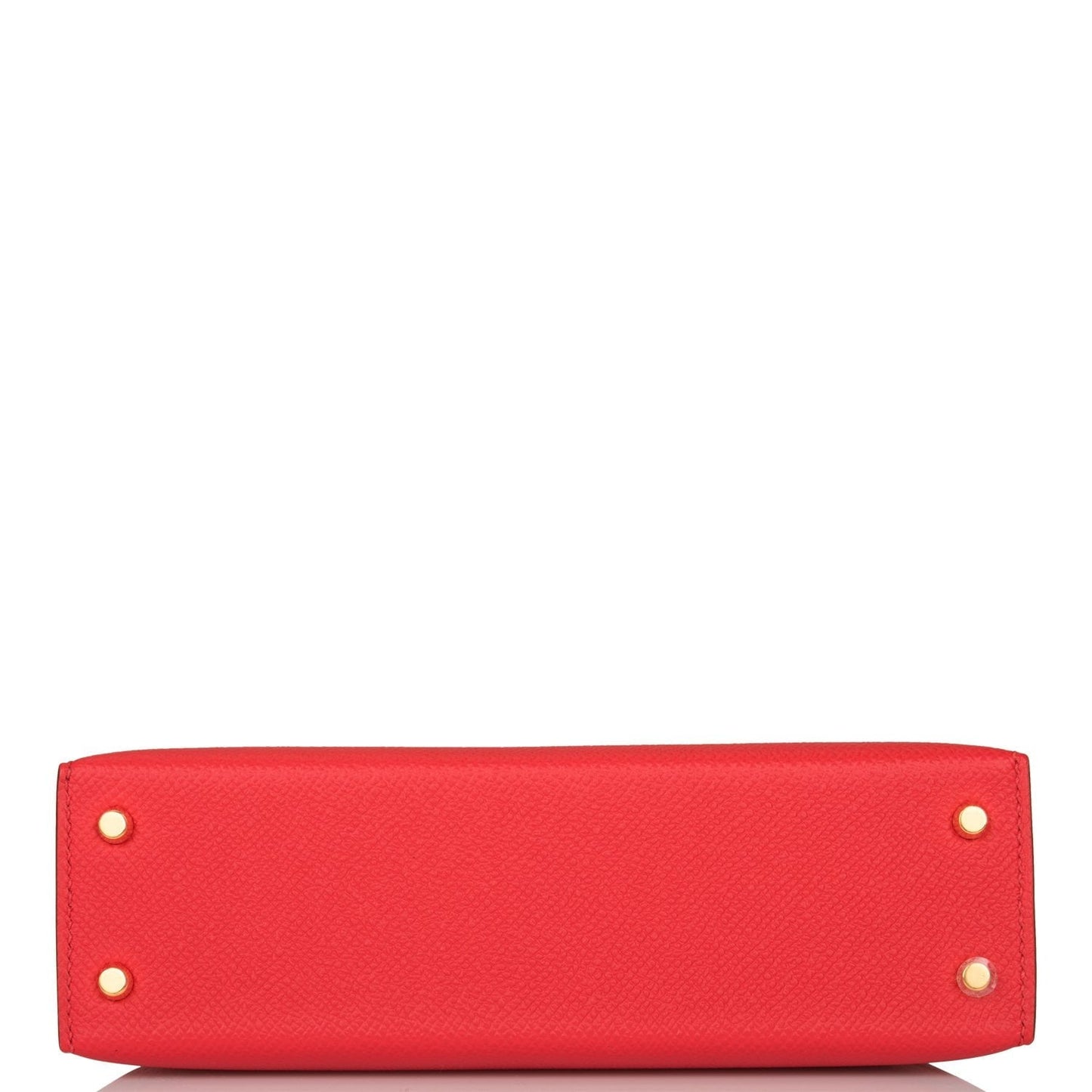 Hermes Kelly Sellier 20 Rouge de Coeur Epsom Gold Hardware