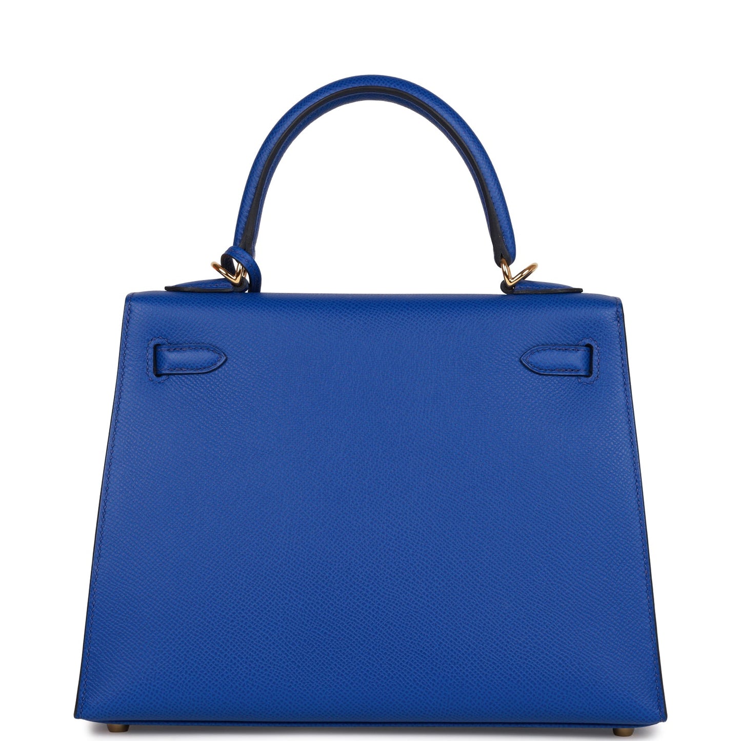 Hermes Kelly Sellier 25 Bleu Royal Epsom Gold Hardware